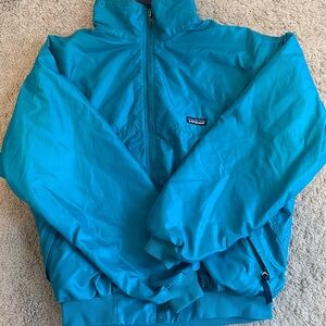 Vintage Patagonia Teal Softshell Fleece-Lined Jacket